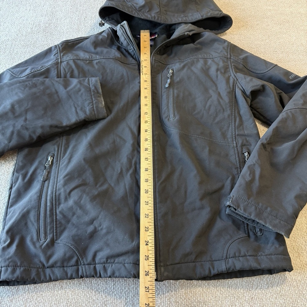 Free Country Men's Odyssey II Flex Super Softshell® Black Jacket Size Large - Picture 3 of 10